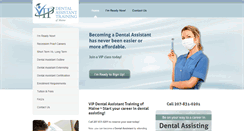 Desktop Screenshot of dentalassistanttrainingmaine.com